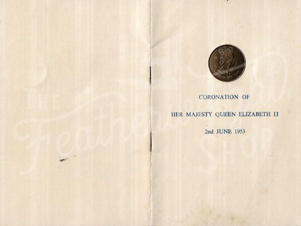 The Singer Sewing Machine Co. Program from the Coronation of Queen Elizabeth II