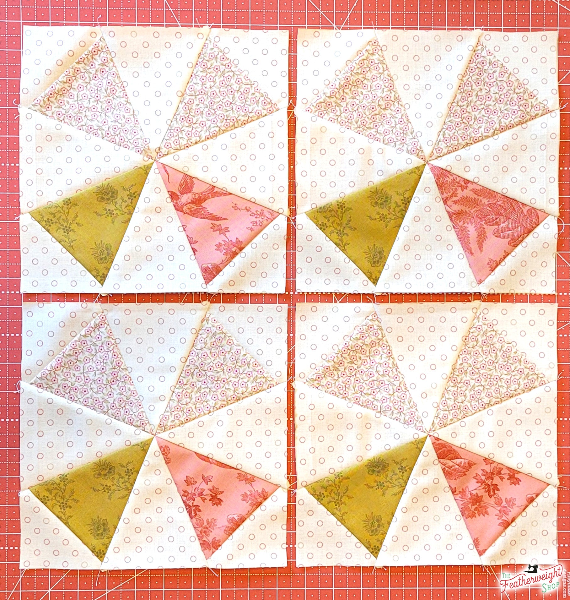 Sew Along: BLOCK 9 Sewing North to Alaska by Featherweight