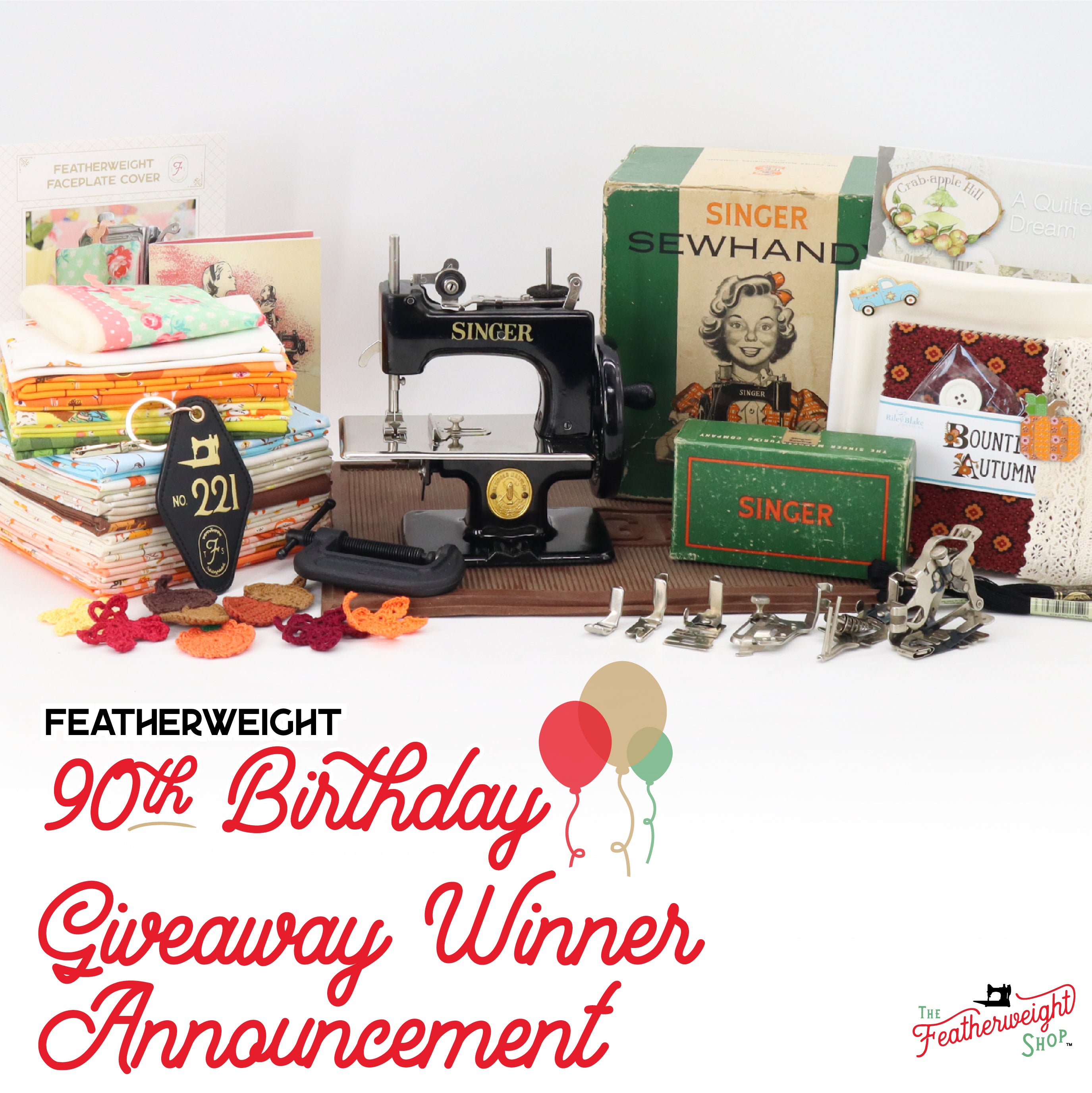Singer Featherweight 90th Birthday Giveaway