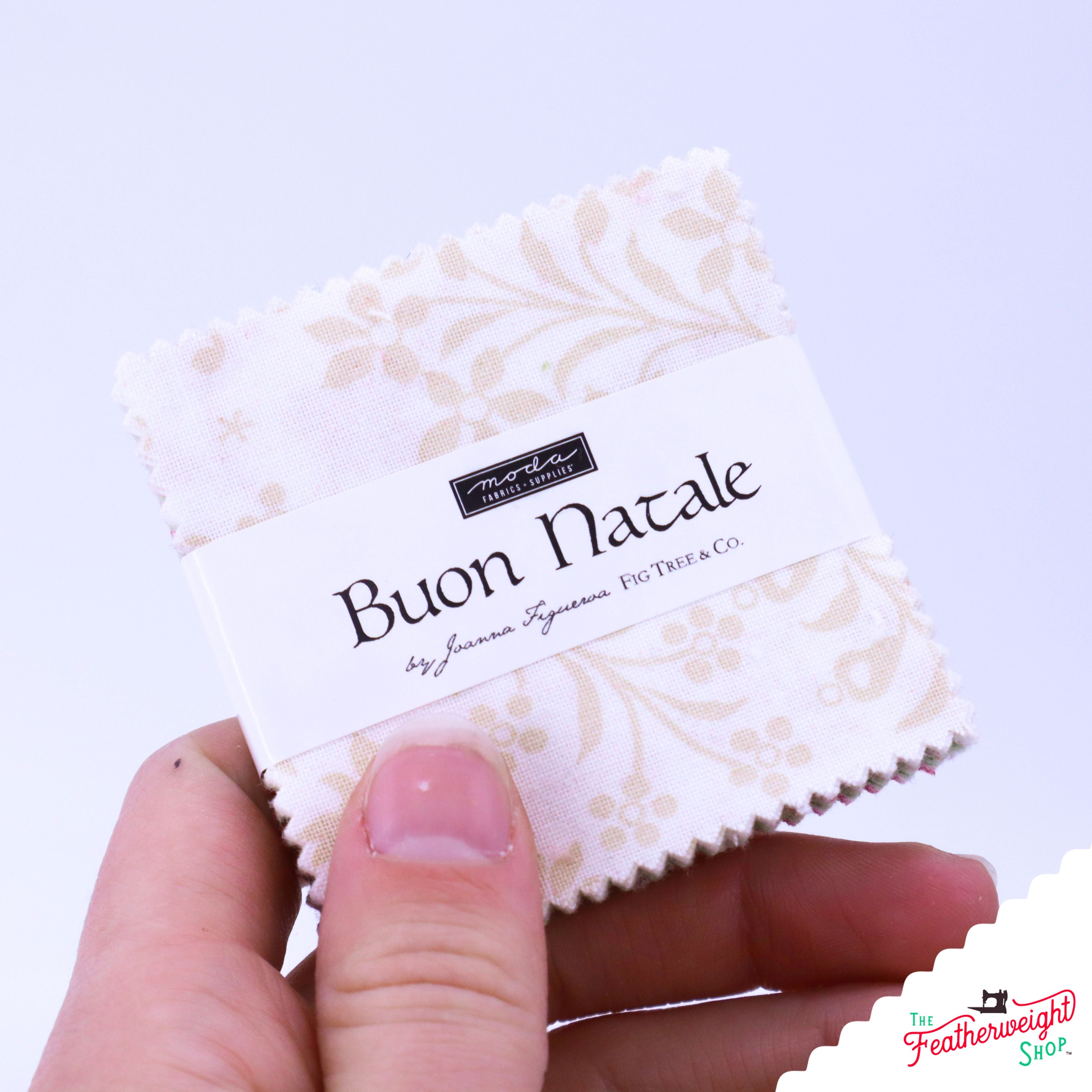 Fabric, Buon Natale by Fig Tree Co - 2 1/2" MINI Charm Pack