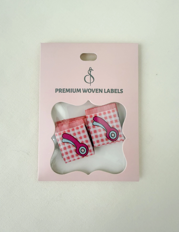 Labels, Rotary Cutter Woven Sew-In Tags by Minki Kim