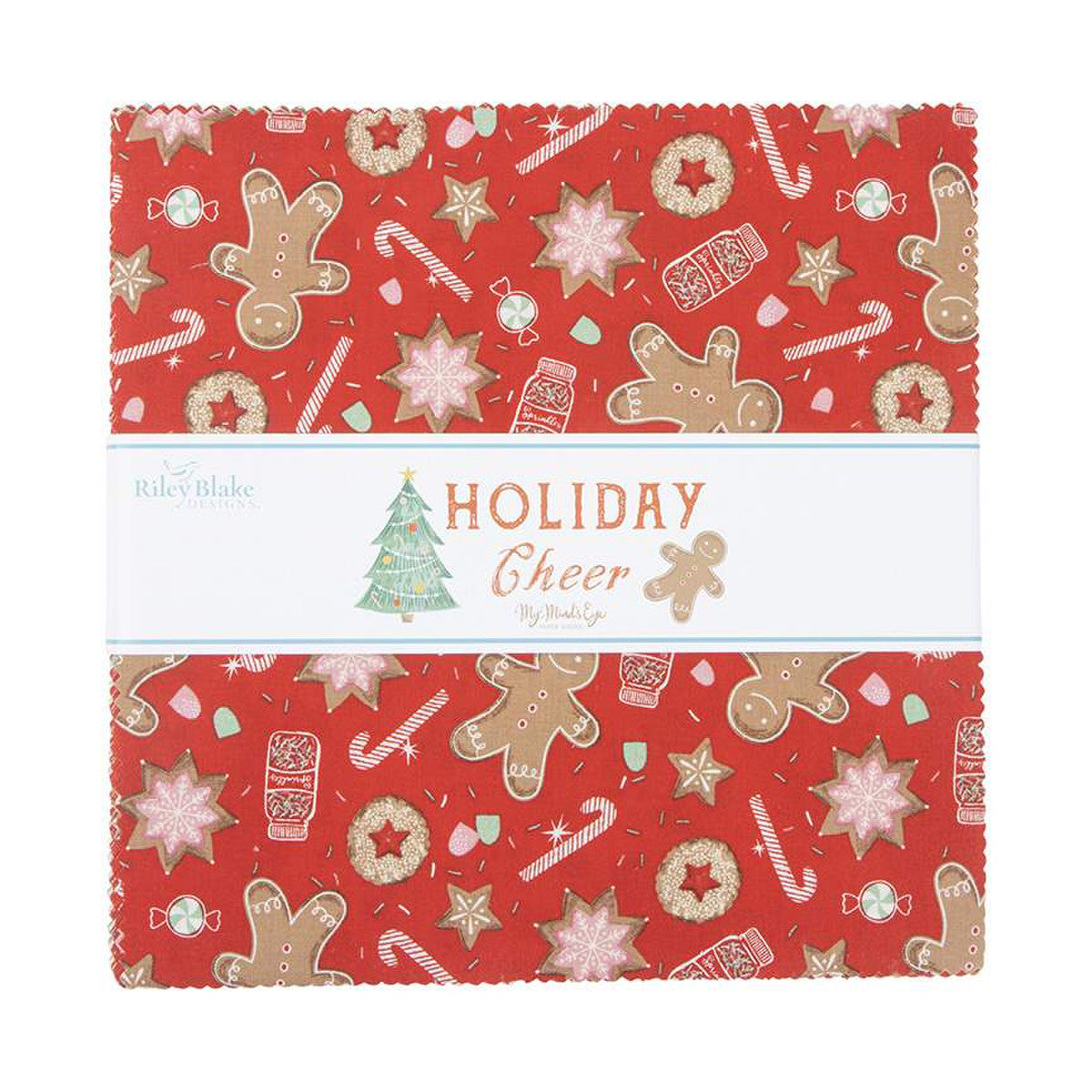 Fabric, Holiday Cheer - 10" Stacker