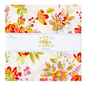Fabric, Picnic Florals by My Mind's Eye - 10" Stacker