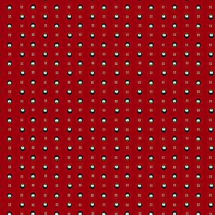 Fabric, My Childhood Christmas by Buttermilk Basin - Ditsy RED (by the yard)