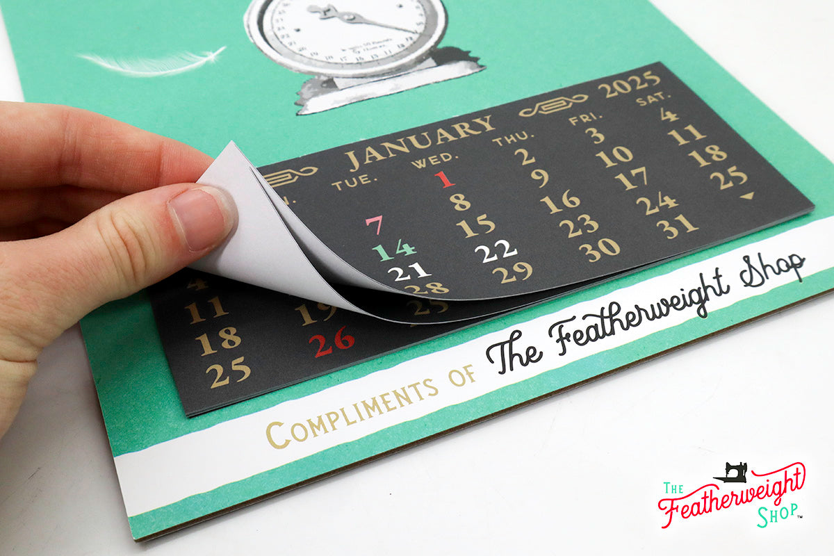 Calendar, Featherweight Shop 2025