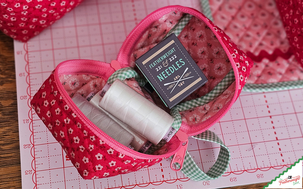 Featherweight Stitcher's Suitcase & Feathered Friends ByAnnie, COMPLETE KIT to Sew