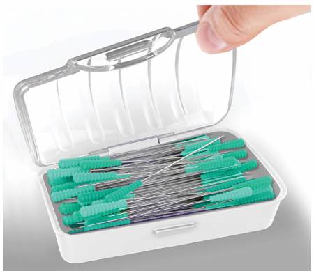 Magic Pins, 100 PATCHWORK Comfort Grip & Heat Resistant - Extra Fine Aqua