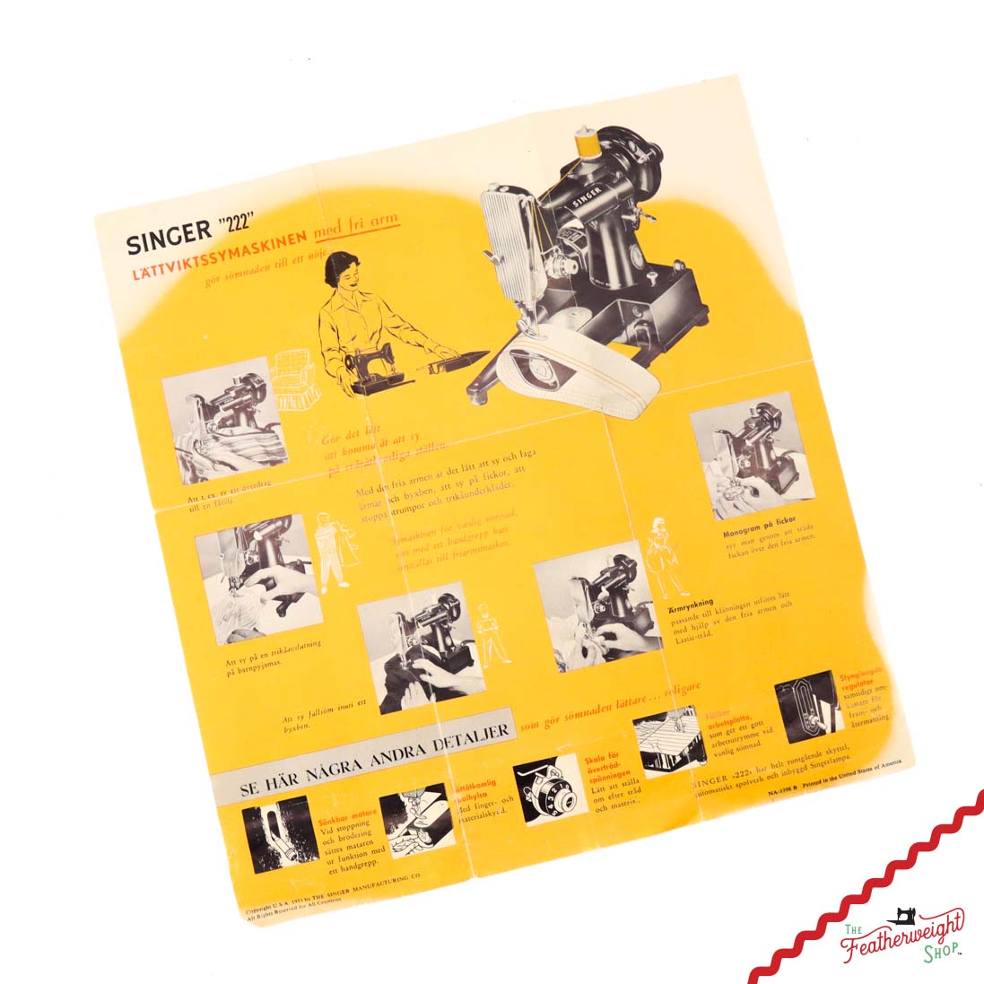 Singer Featherweight 222K Sewing Machine - EK32772*, 1955