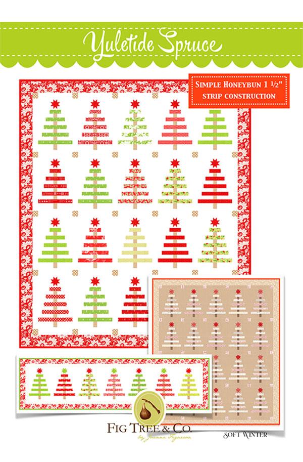 PATTERN, Christmas YULETIDE Spruce by Fig Tree & Co.