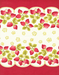 Fabric, 16-Inch Toweling by MODA -  Berrylicious Strawberries (by the yard)