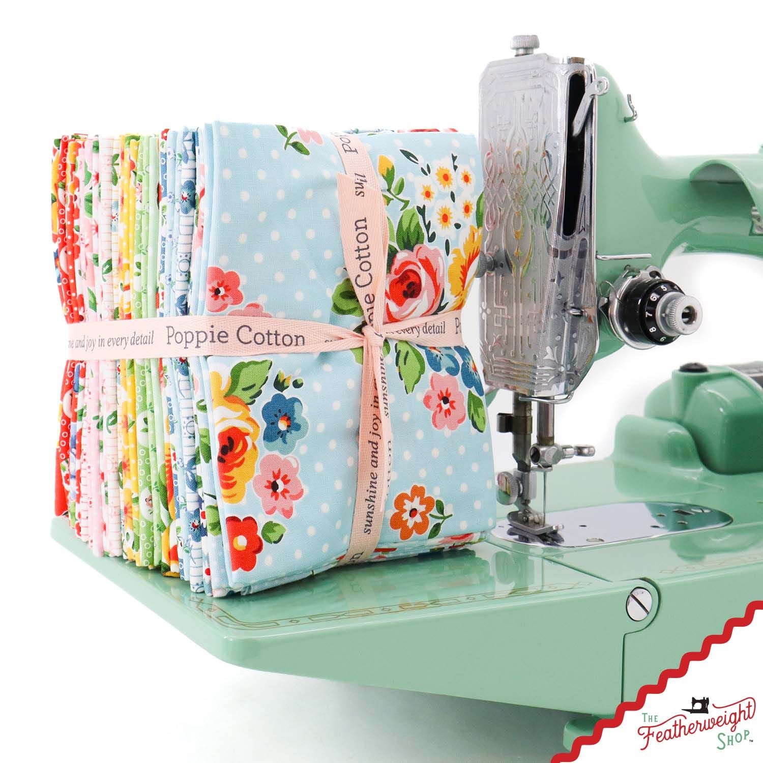 Fabric, Flower Market by Elea Lutz for Poppie Cotton - FAT QUARTER BUNDLE