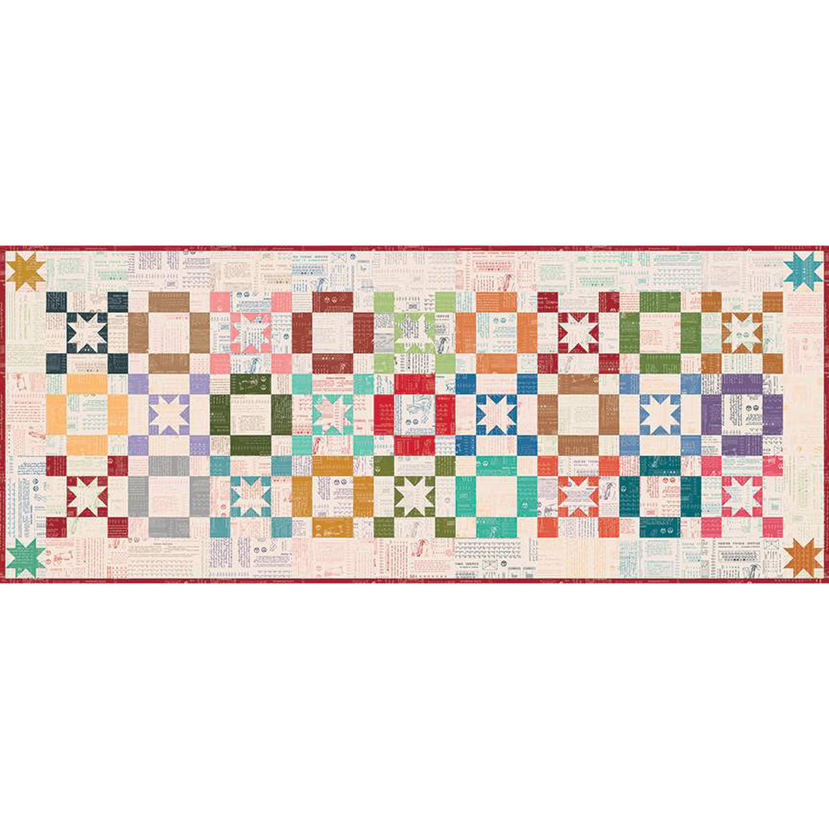 Pattern, Vice-Versa Quilt, Runner, and Pillow by Lori Holt