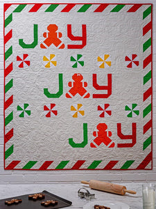 Joy Gingerbread quilt pattern
