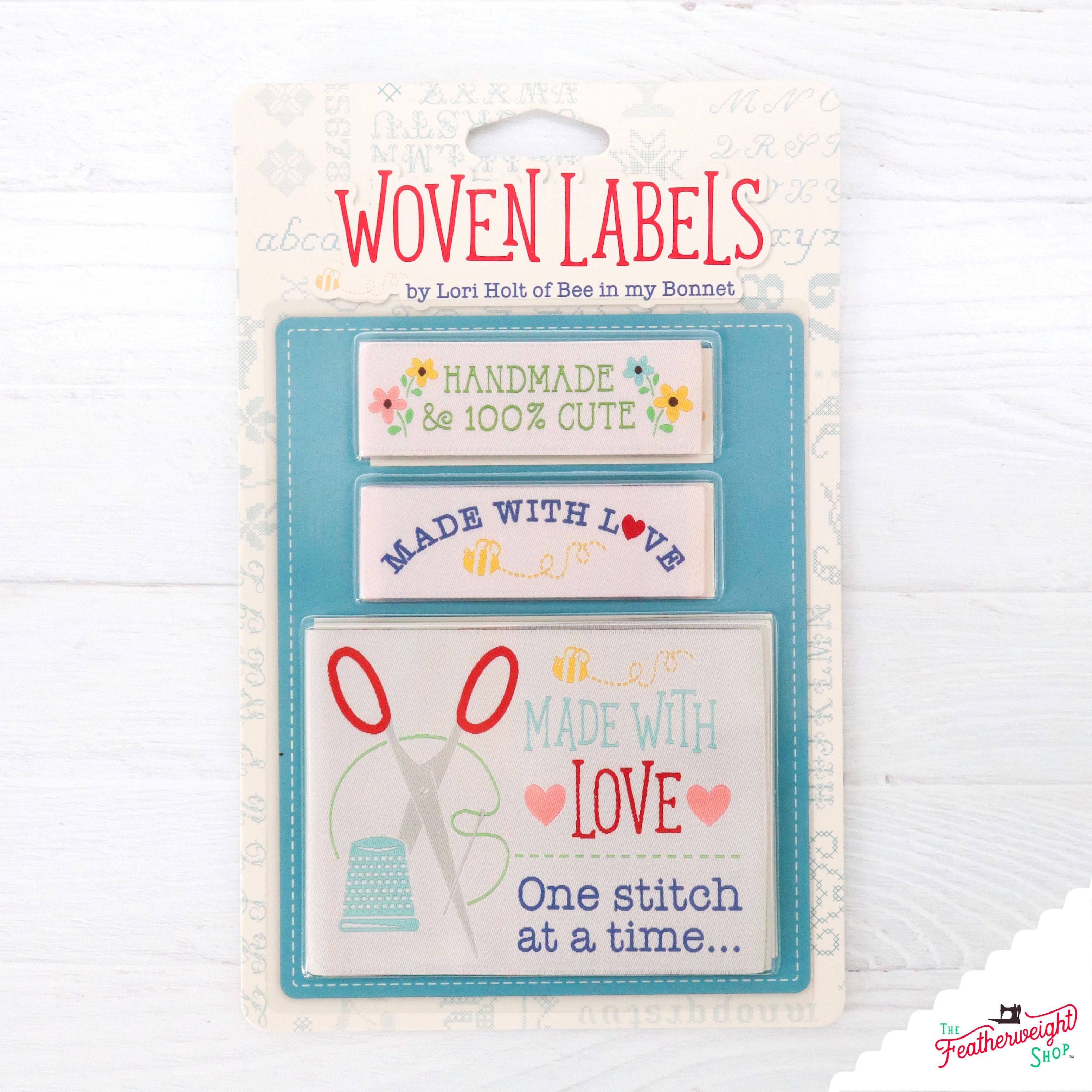 Labels, Made With Love Woven Sew-In Tags by Lori Holt