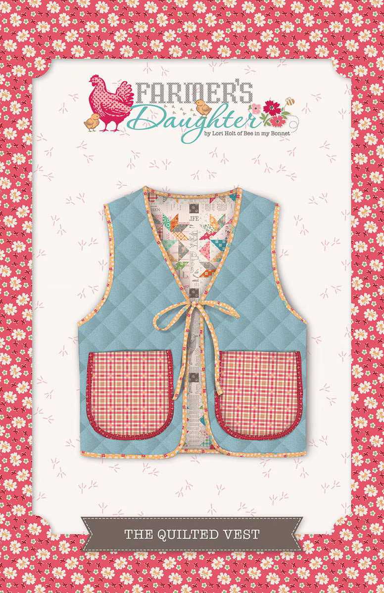 Pattern, Farmer's Daughter - The Quilted VEST by Lori Holt of Bee in my Bonnet