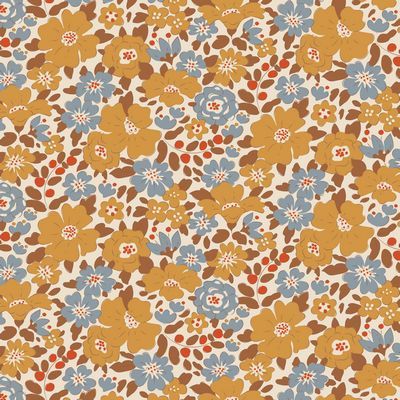 Fabric, Creating Memories Collection by Tilda - Harper SAFFRON YELLOW (Backing Cut - FIVE YARDS)
