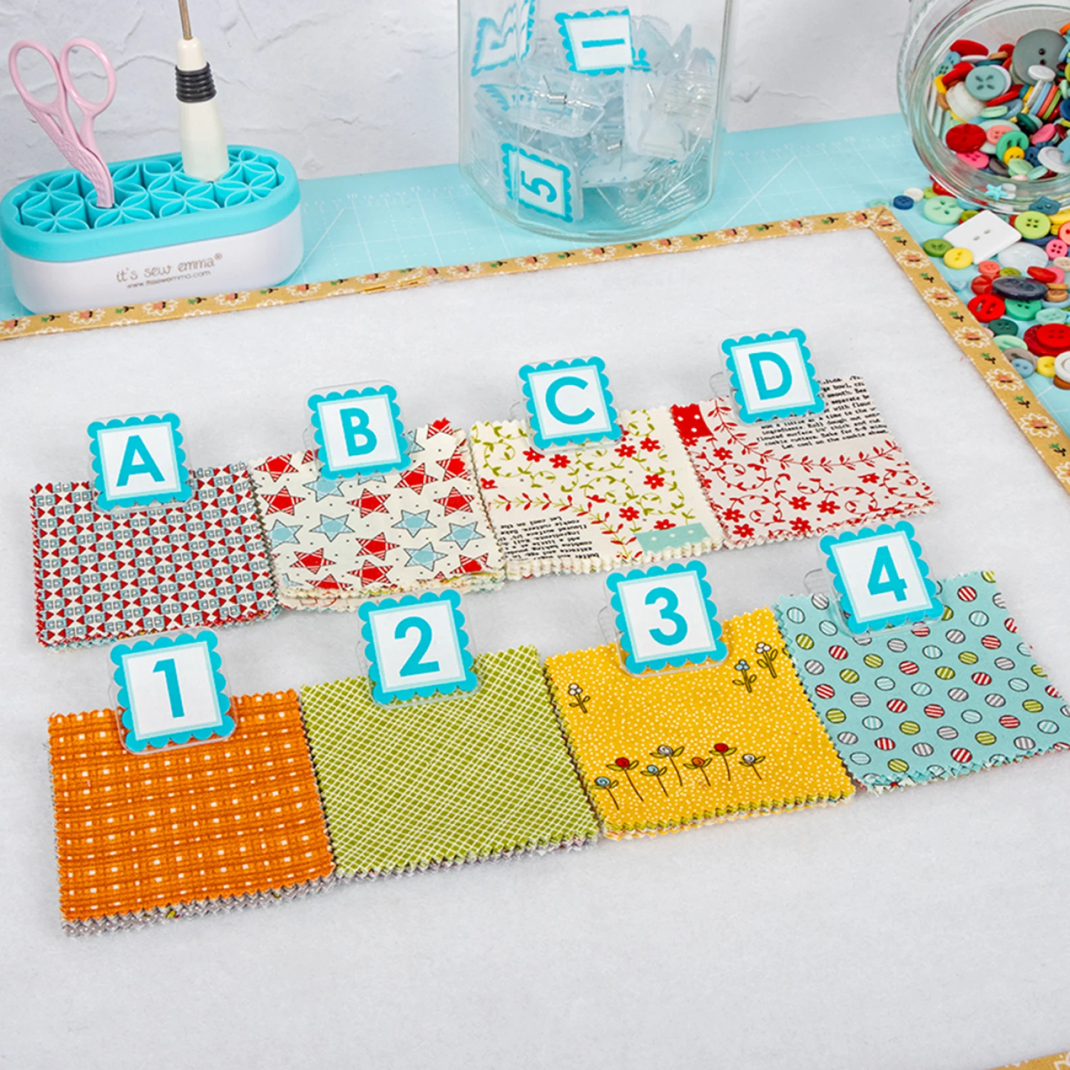 AlphaClippies - Alphabet & Number Tag CLIPS by It's Sew Emma