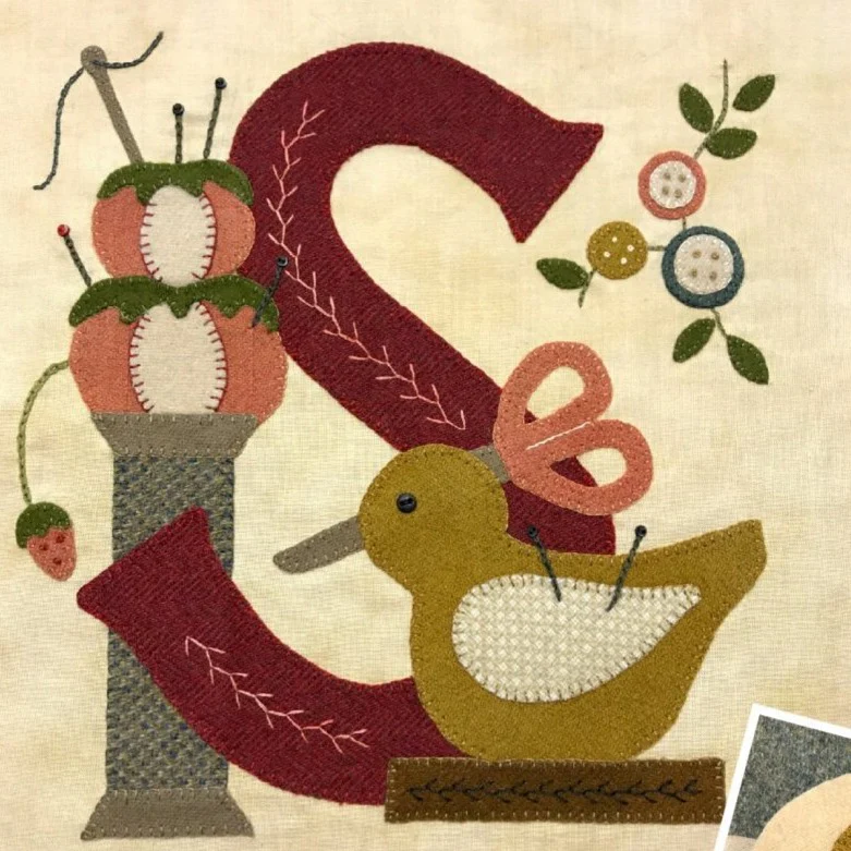 PATTERN, Thimble Blossoms Applique Quilt by Buttermilk Basin