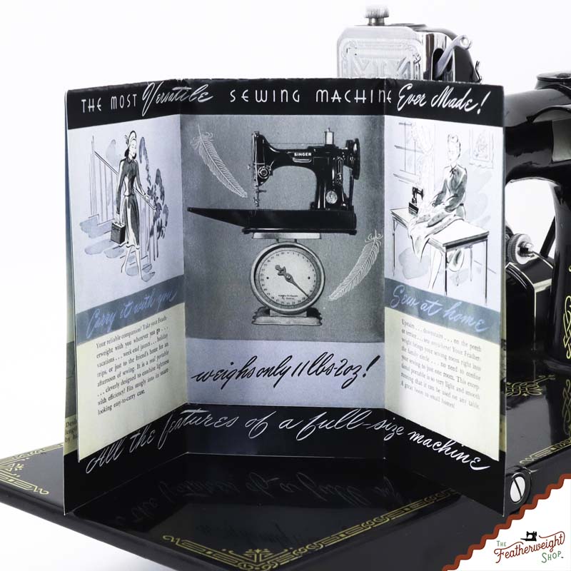 Advertisement Leaflets, Replica Featuring the Singer Featherweight