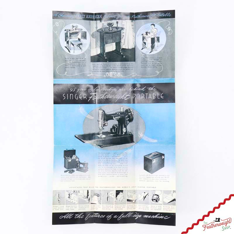 Advertisement Leaflets, Replica Featuring the Singer Featherweight