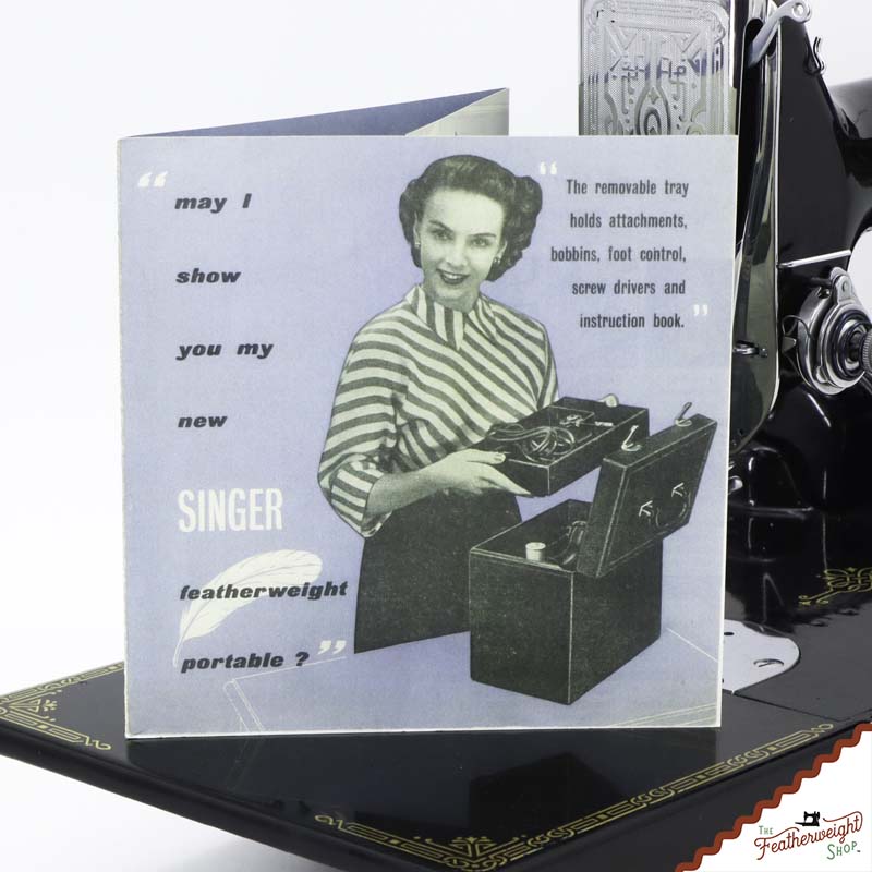 Advertisement Leaflets, Replica Featuring the Singer Featherweight