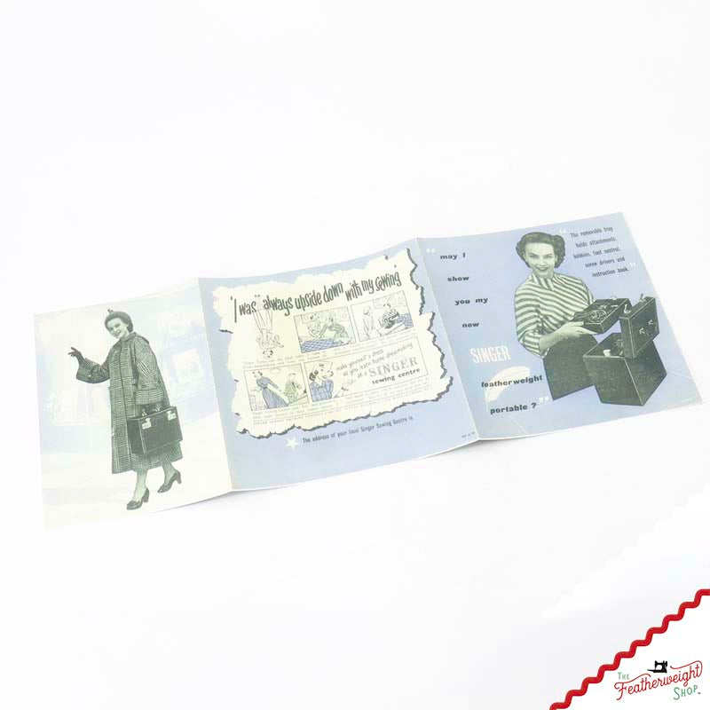 Advertisement Leaflets, Replica Featuring the Singer Featherweight