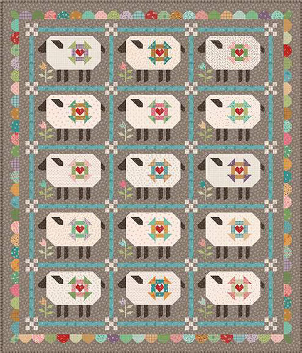 Pattern, Gentle Flock Quilt by Lori Holt