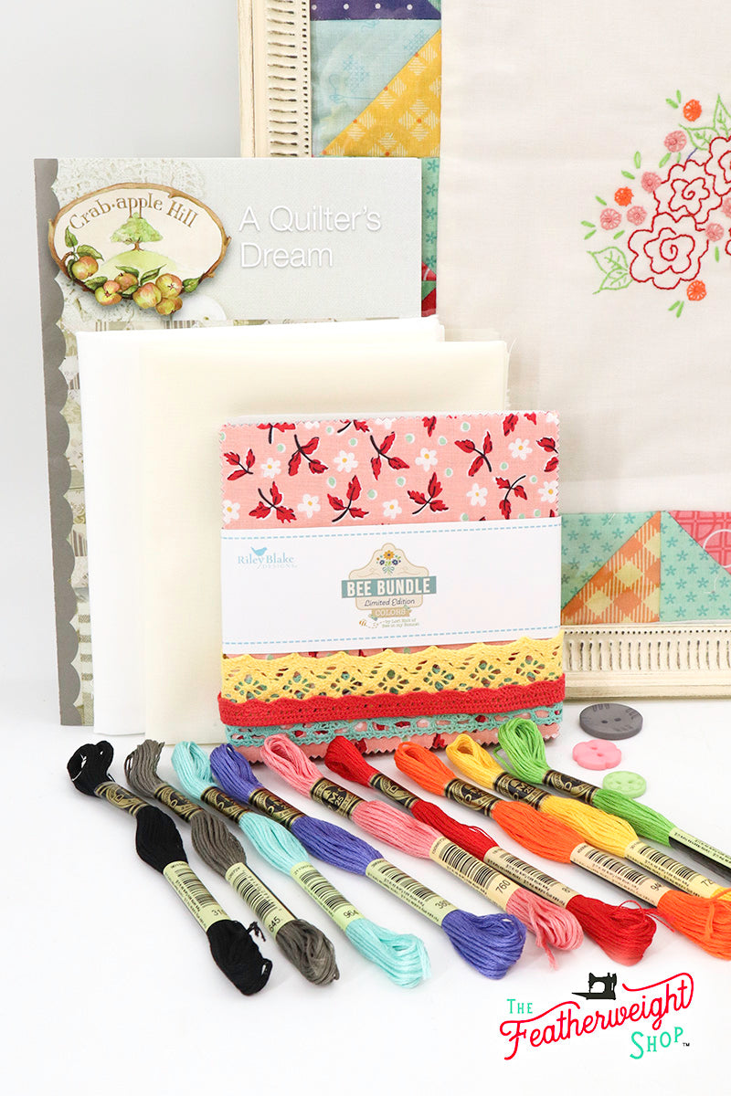 KIT, Lori Holt Sewing Happy Featherweight Embroidery + Pattern