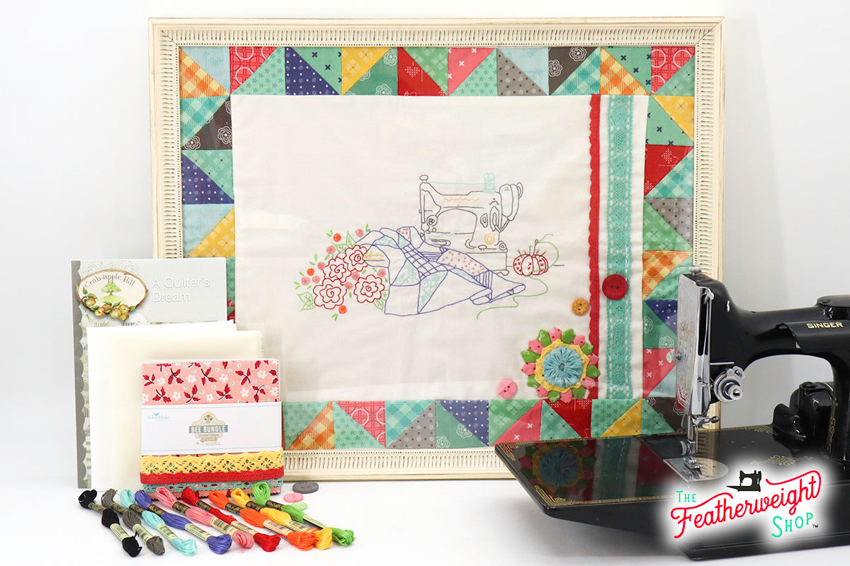 KIT, Lori Holt Sewing Happy Featherweight Embroidery + Pattern