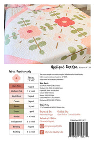 PATTERN, Applique Garden Quilt By My Sew Quilty Life