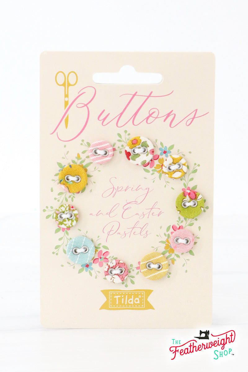 Buttons, Creating Memories SPRING by Tilda - 10 count
