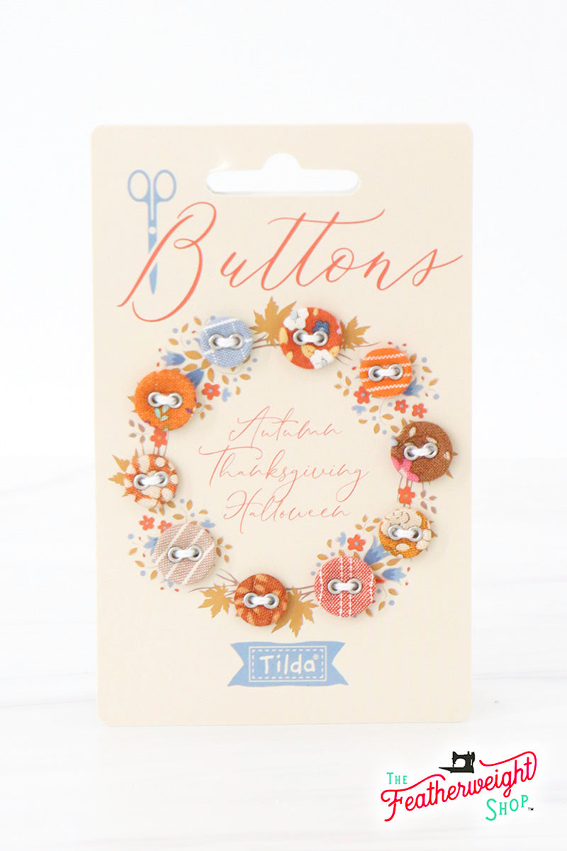 Buttons, Creating Memories AUTUMN by Tilda - 10 count