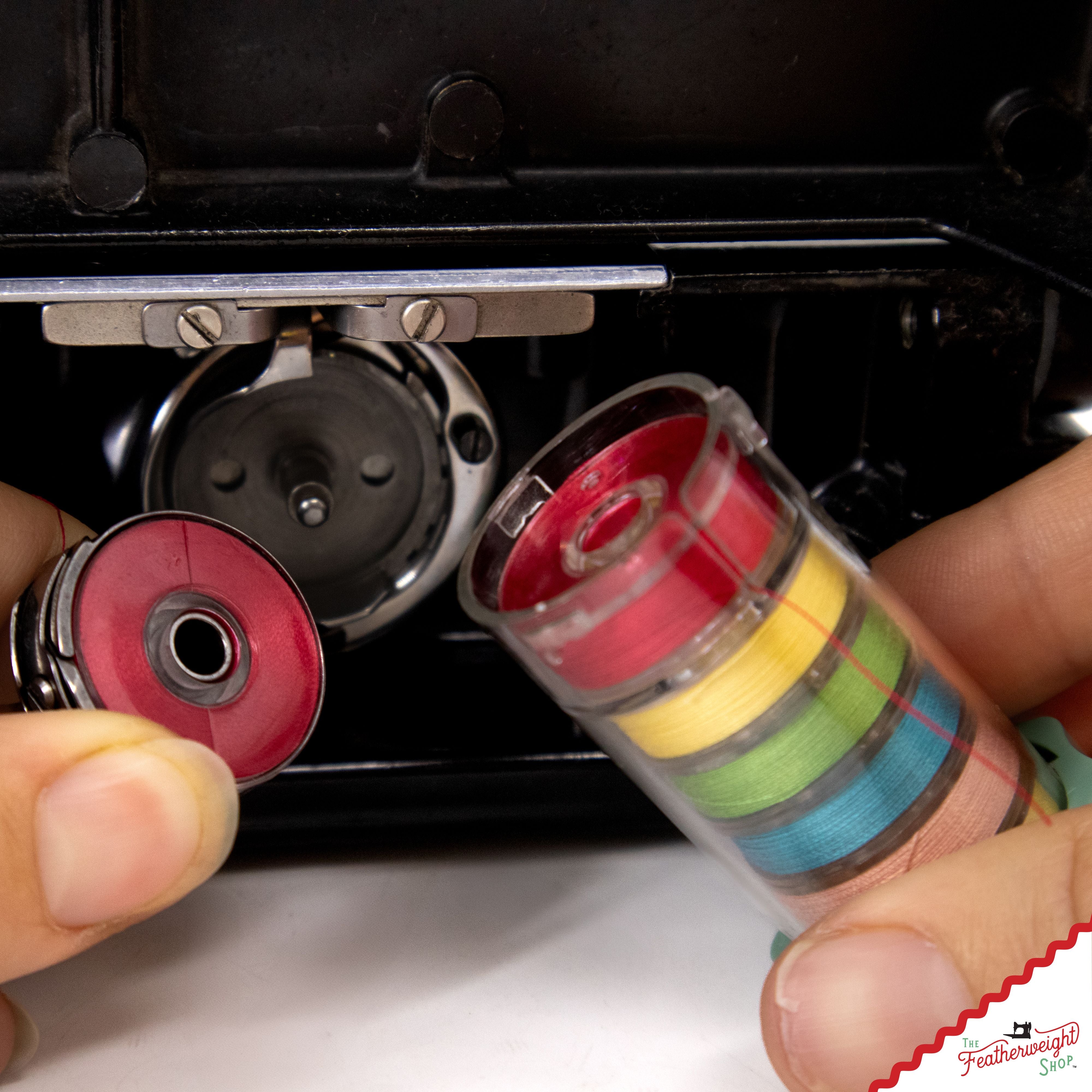 Featherweight Thread, BOBBINATOR with Prewound Bobbins