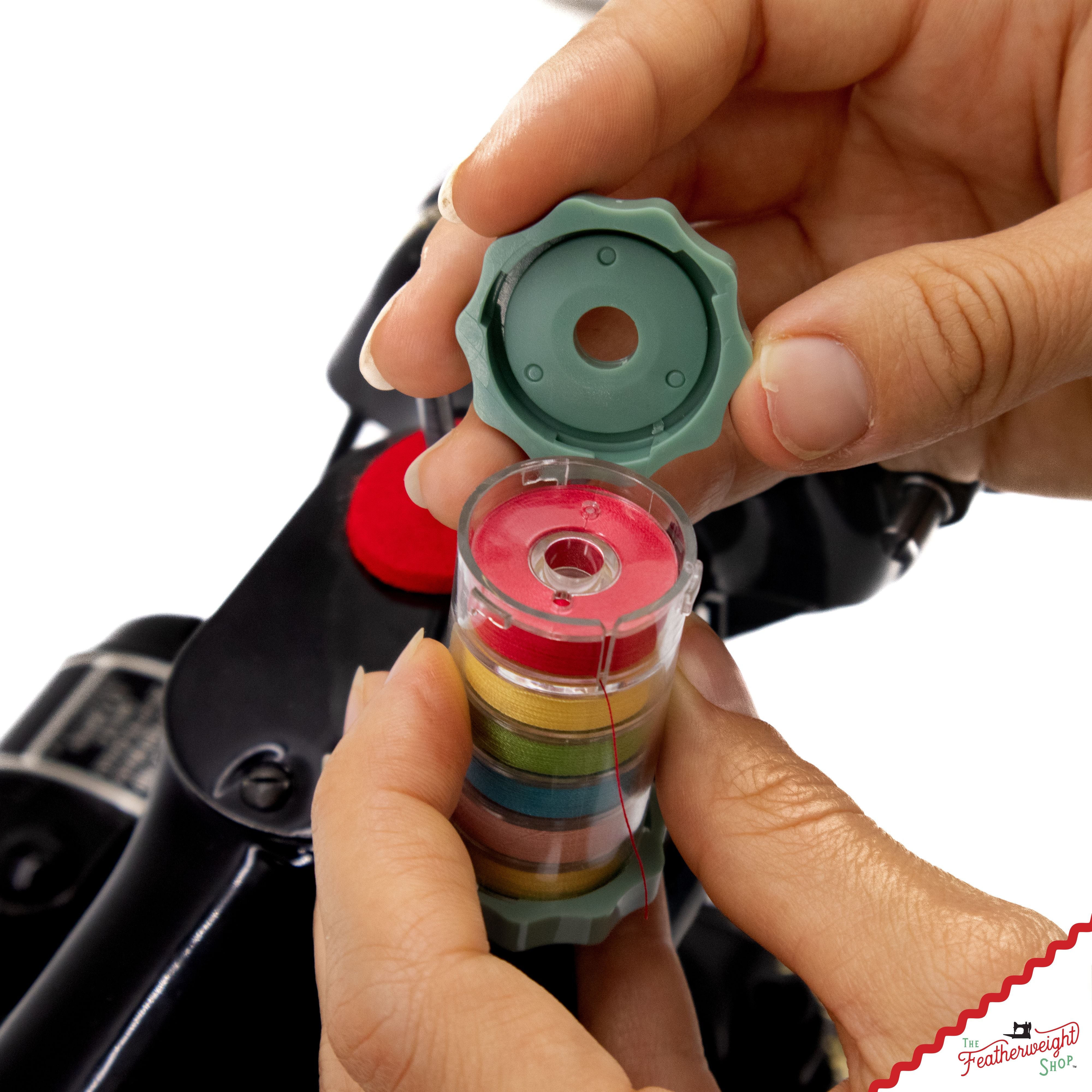 Featherweight Thread, BOBBINATOR with Prewound Bobbins