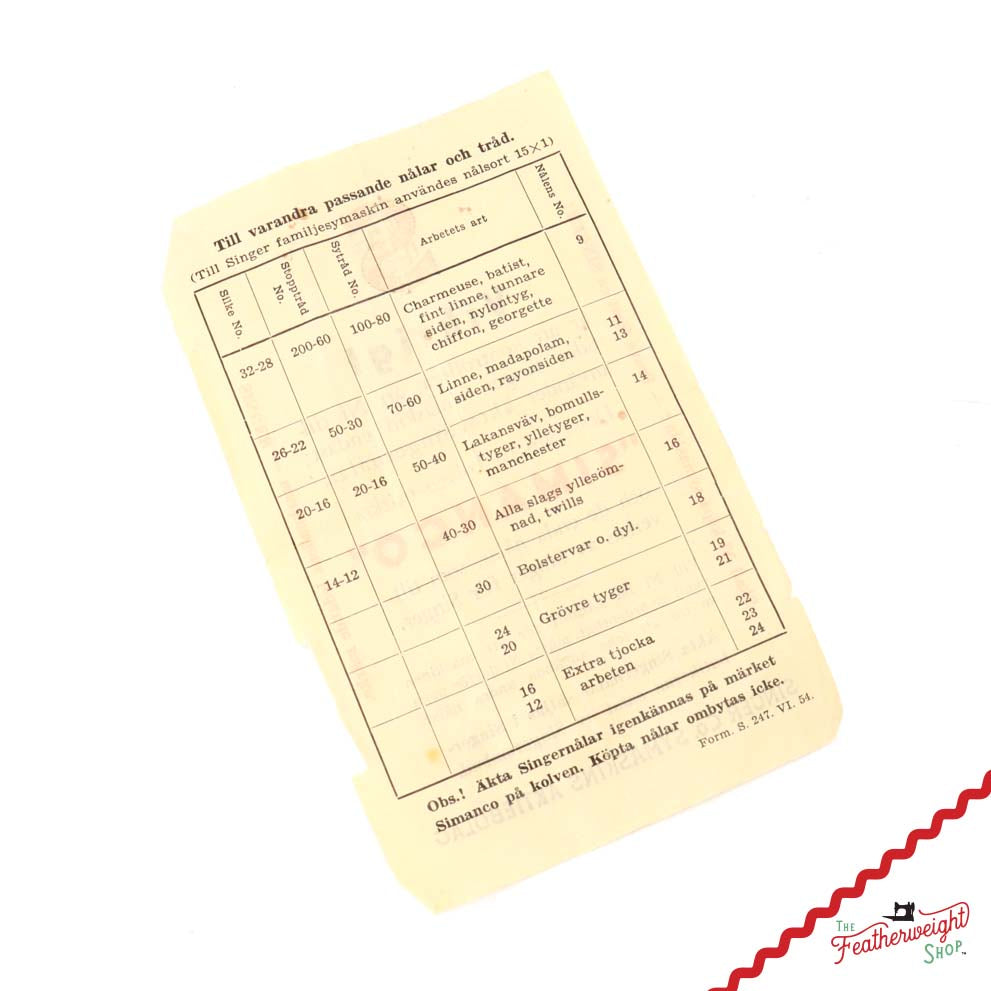 Singer Featherweight Swedish 221K Sewing Machine, EH1416**