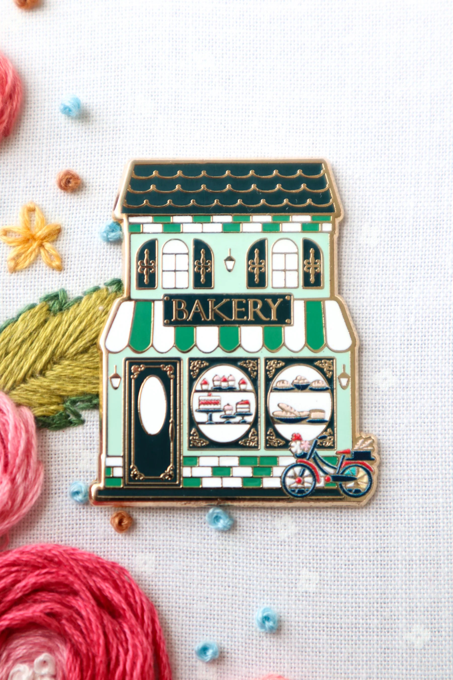 Needle Minder, BAKERY MAIN STREET by Flamingo Toes