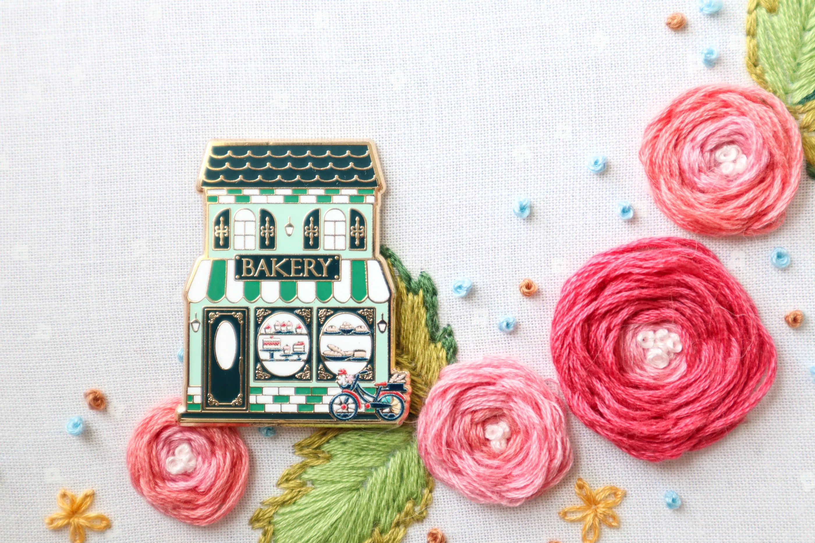 Needle Minder, BAKERY MAIN STREET by Flamingo Toes