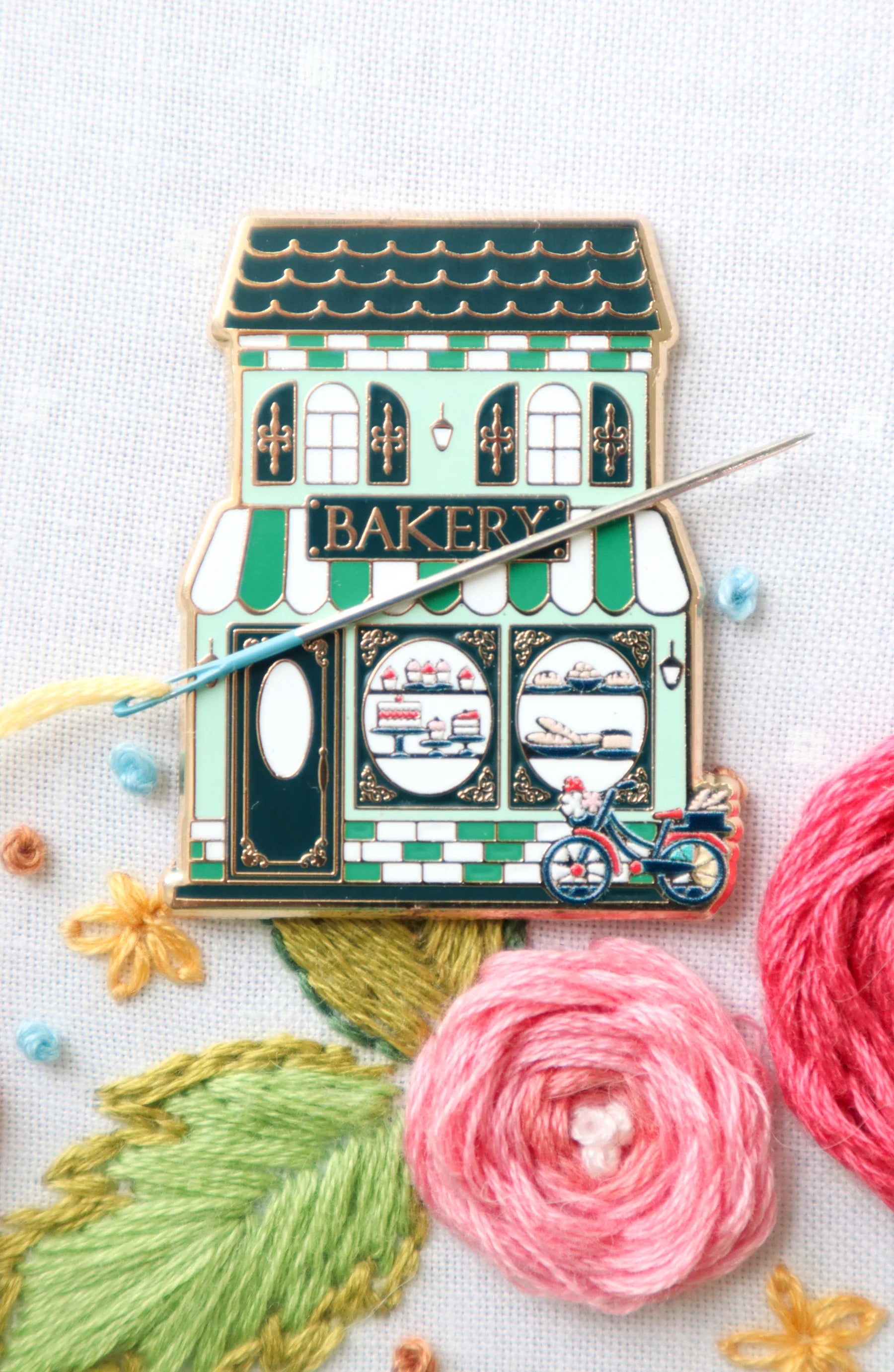 Needle Minder, BAKERY MAIN STREET by Flamingo Toes