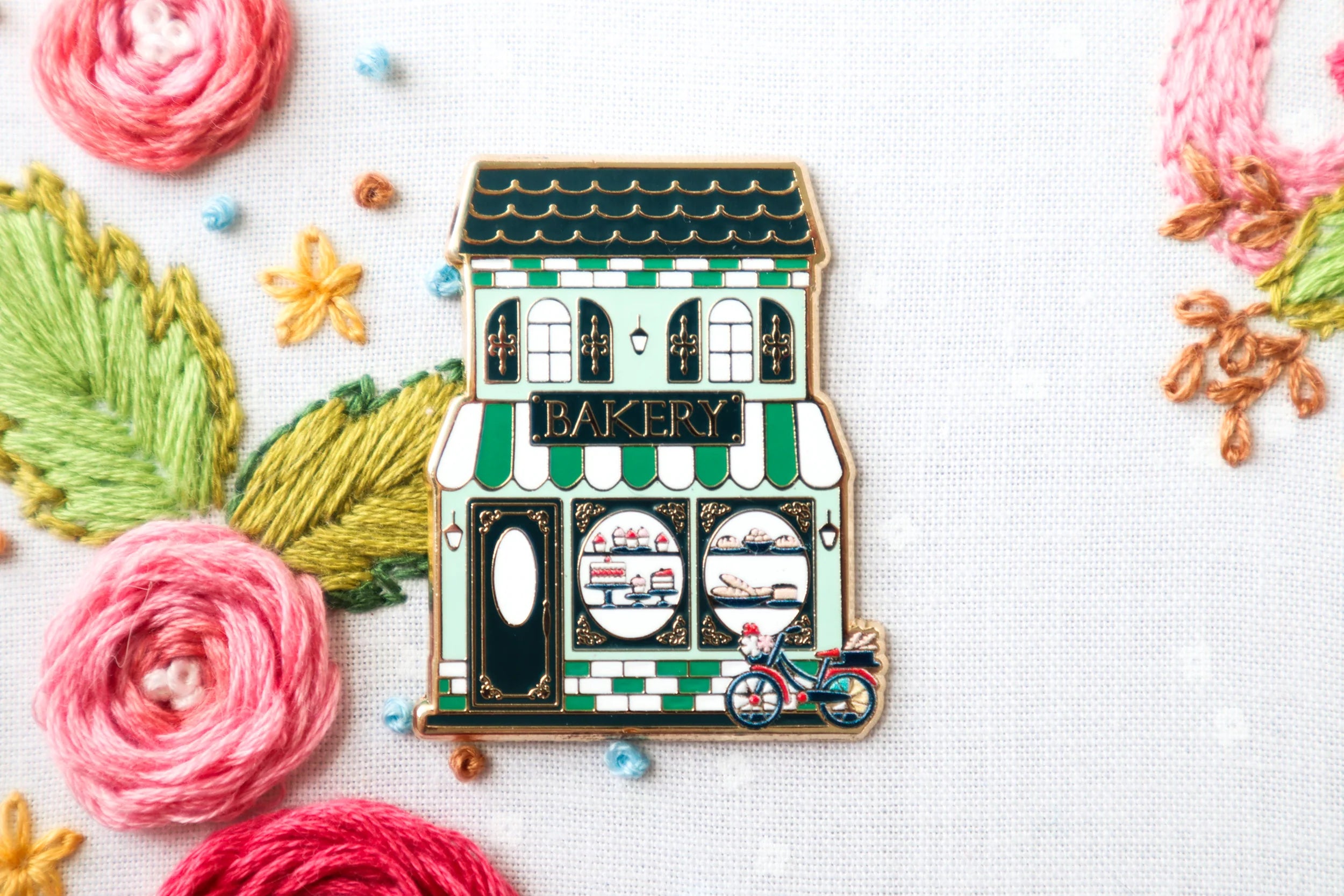 Needle Minder, BAKERY MAIN STREET by Flamingo Toes