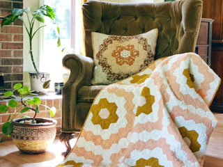 Load image into Gallery viewer, PATTERN, Bohippian Hexagon Quilt by Melanie Traylor