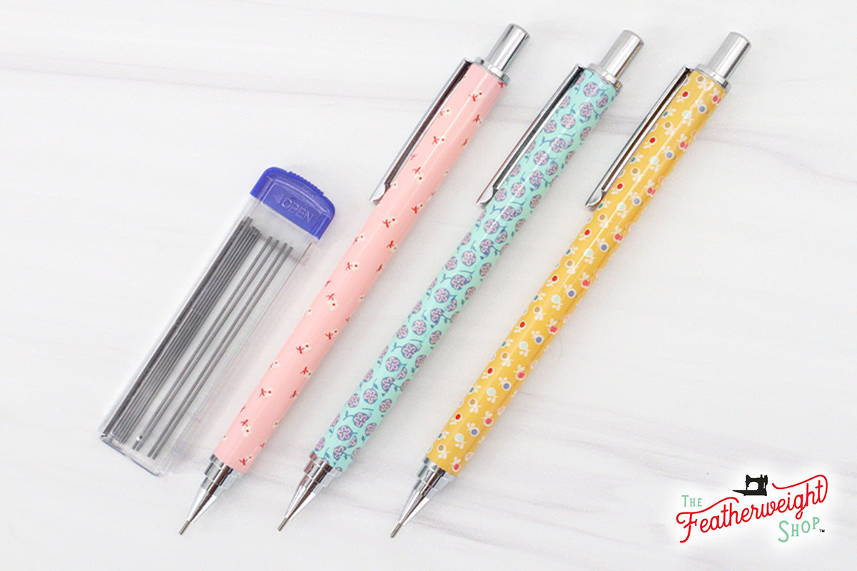 Mechanical Pencil Set BUSY BEE by Lori Holt (Set of 3)