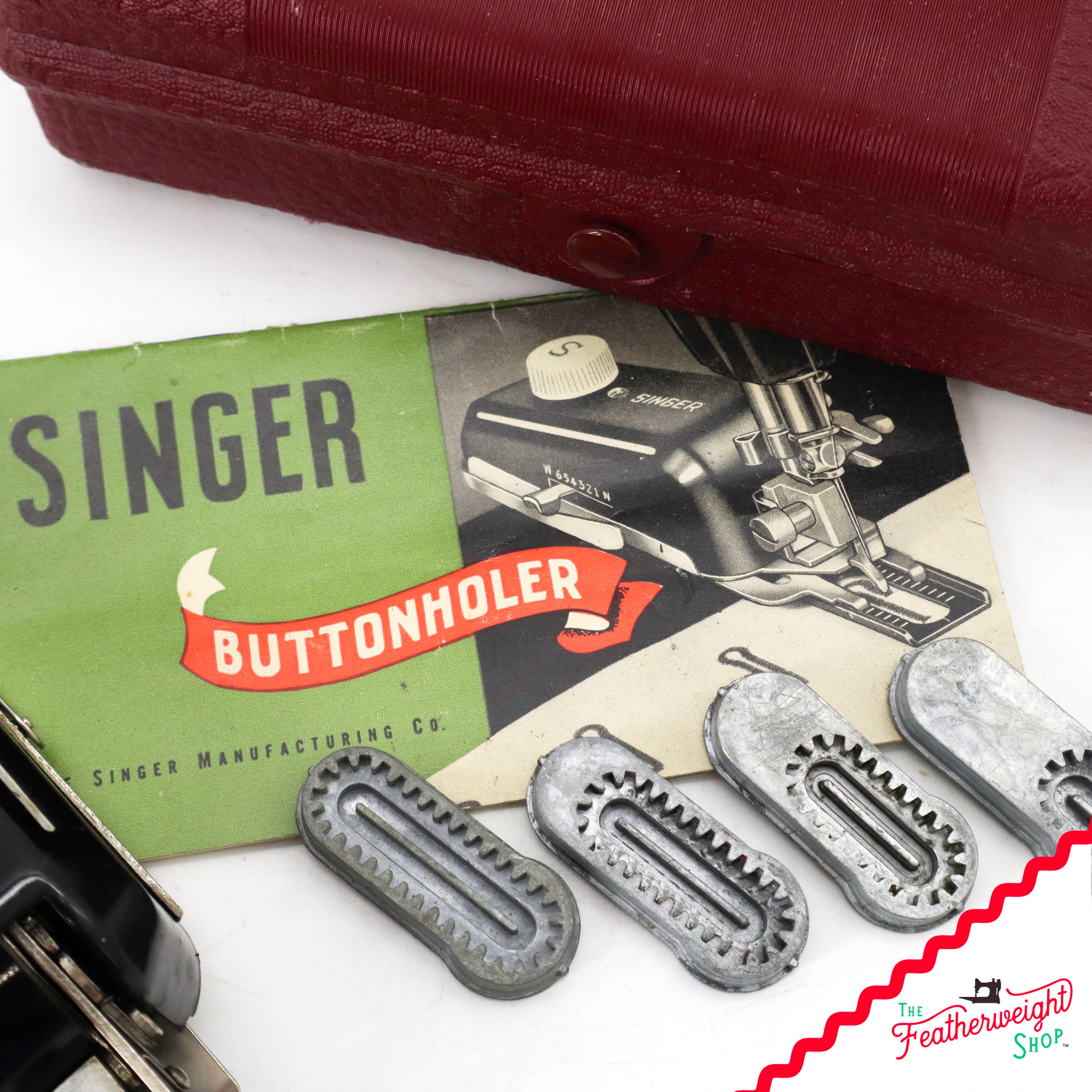 Buttonholer Attachment, Singer (Vintage Original) - SLANT SHANK