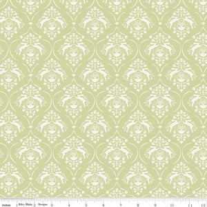 Fabric, Springtime Easter Damask by My Mind's Eye FERN - (by the yard)