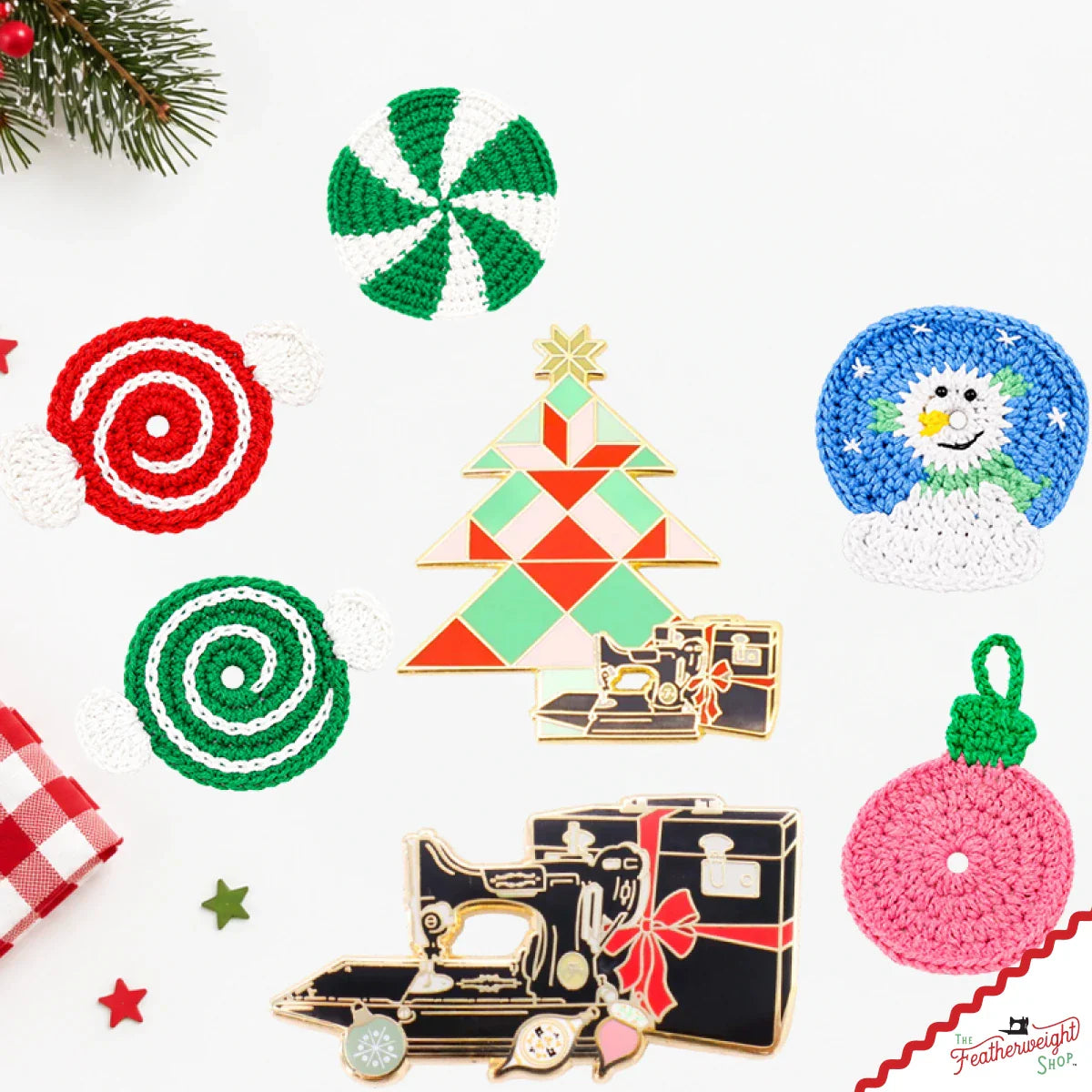 Deck the Halls Bundle — seven festive pieces for her Featherweight