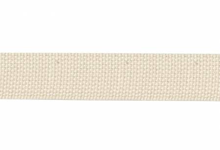 Strapping, Cotton Webbing NATURAL 1" (sold by the yard)
