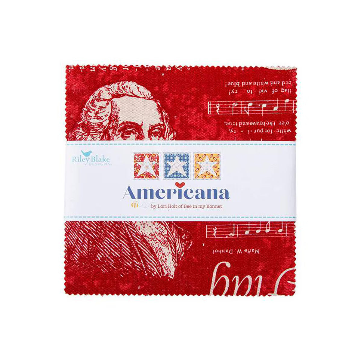 Fabric, Americana by Lori Holt - 5-INCH STACKER