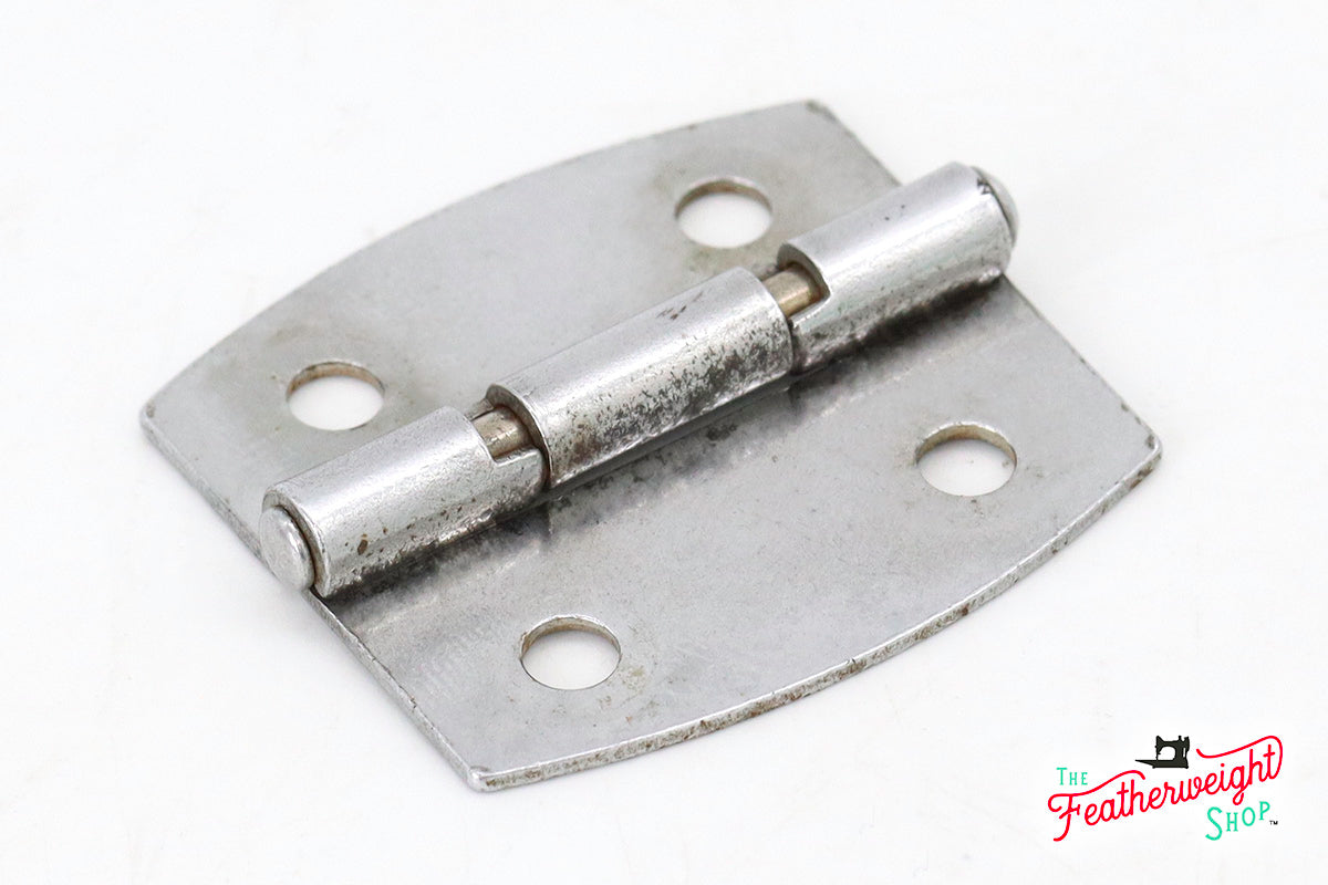 Case Hinge - Simple Top Curve, Singer (Vintage Original) + 4 Screws & Nuts