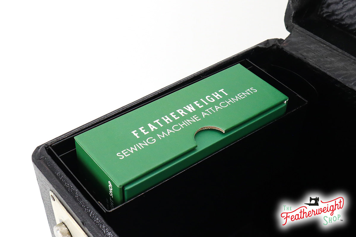 Attachments Box EMPTY, Singer Featherweight