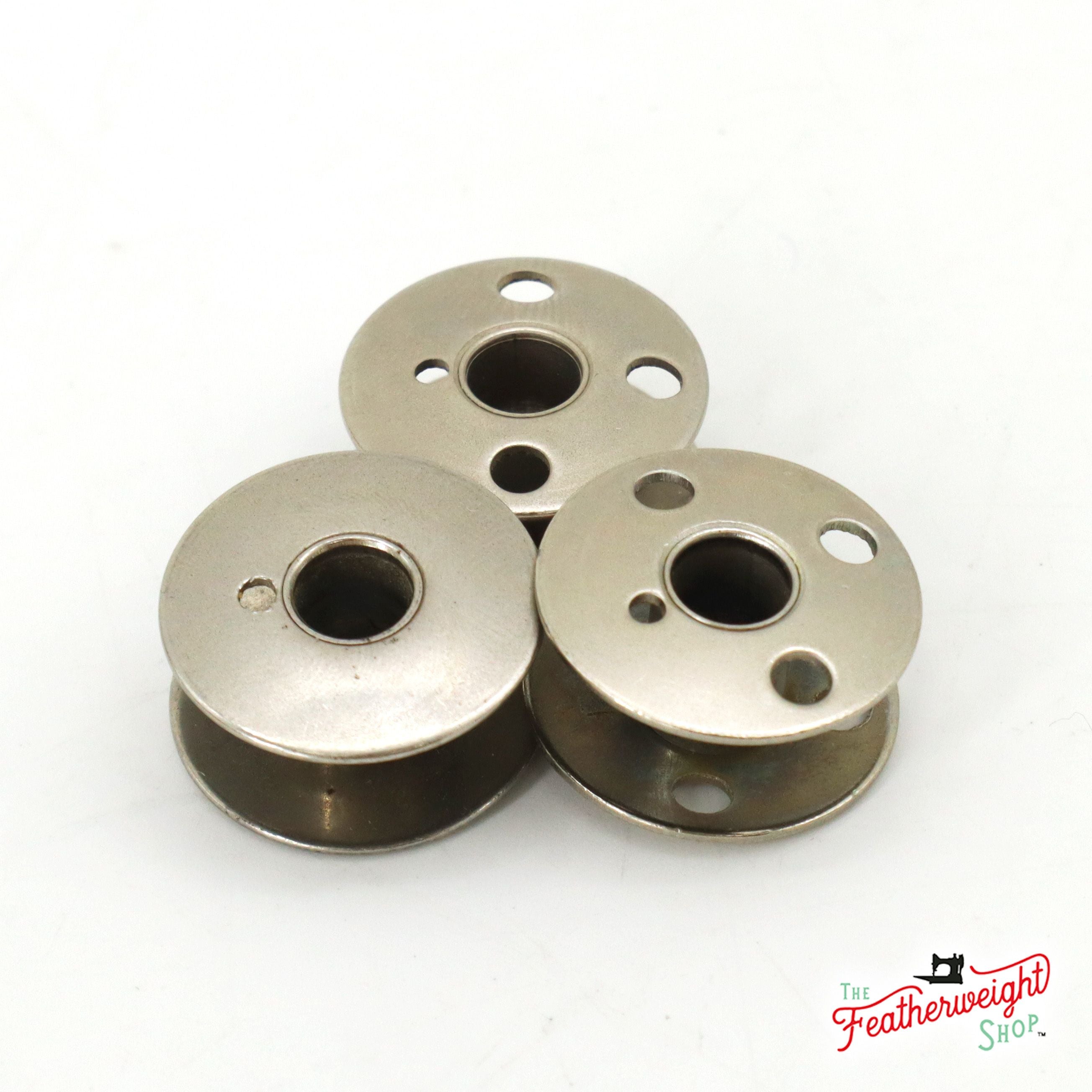 Bobbins, VINTAGE ORIGINAL Singer 66 CLASS, 99, 185, 201, 401 Set of 3 - (NOT for Featherweight)