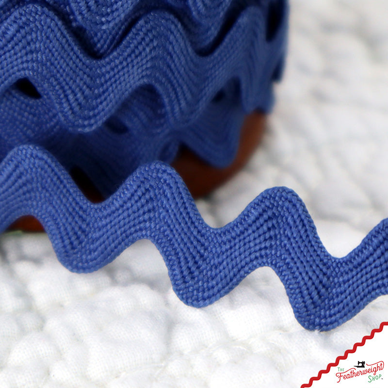 5/8" Inch DENIM VINTAGE TRIM Large RIC RAC by Lori Holt (by the yard)